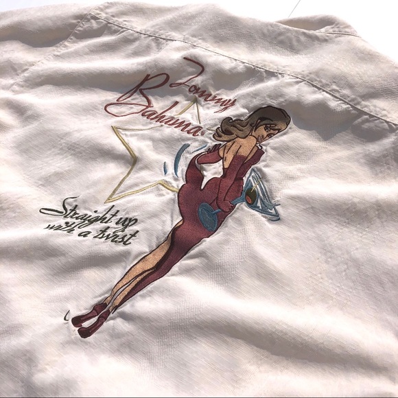 VINTAGE TOMMY BAHAMA BUTTON DOWN - Picture 2 of 4